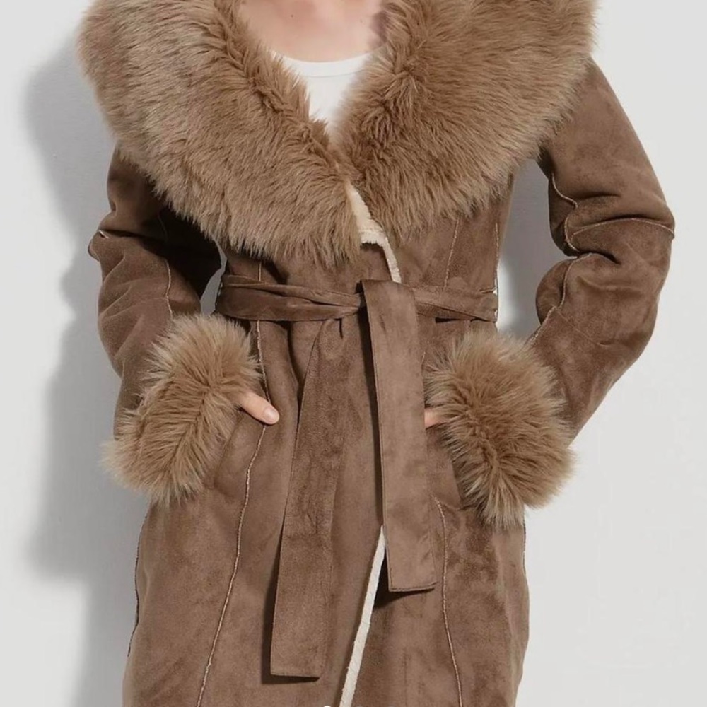 Deadstock Calvin Klein Fur Coat
